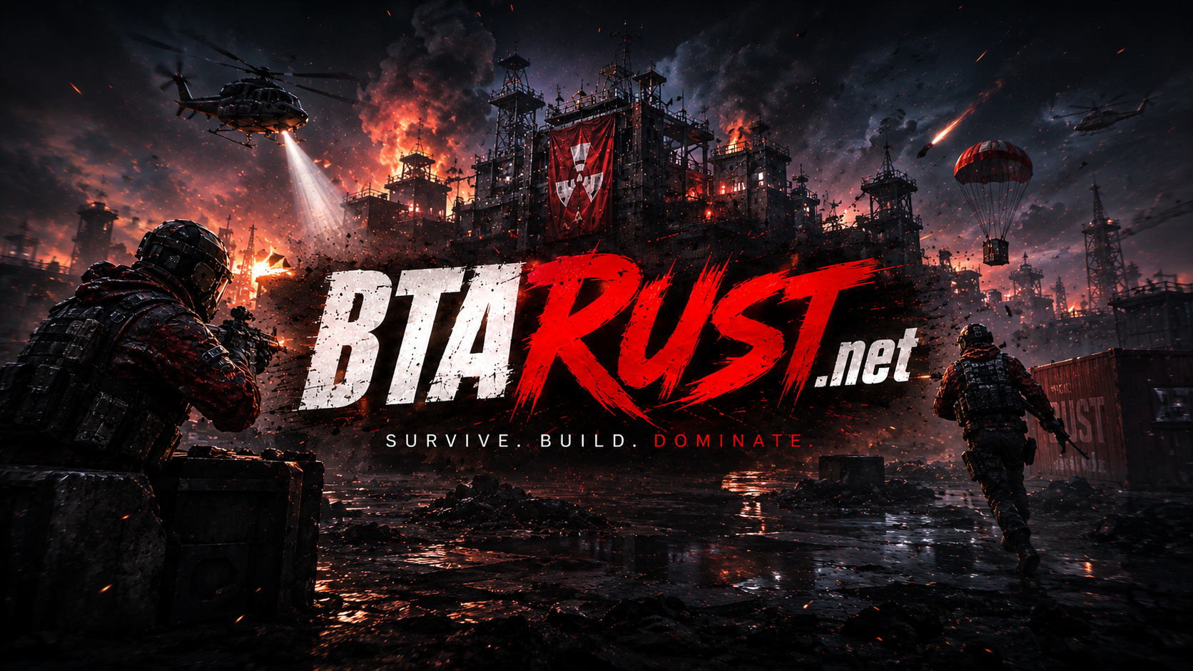 BTARust.net|EU|3x Monthly|50% Upkeep|QoL/Loot+|No Team Limit